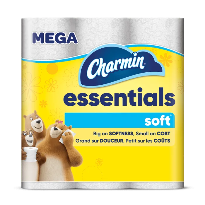 Mega Roll in its Essentials soft package