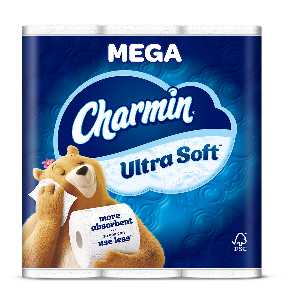 Ultra soft toilet paper mega roll   