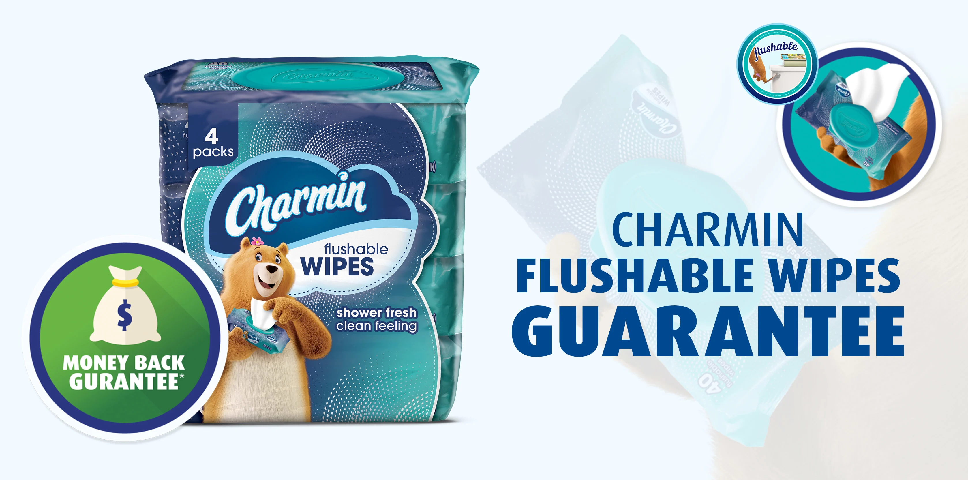flushable wipes guarantee