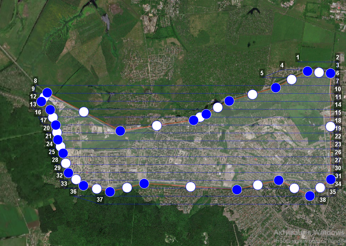 Полетное задание, г. Пенза