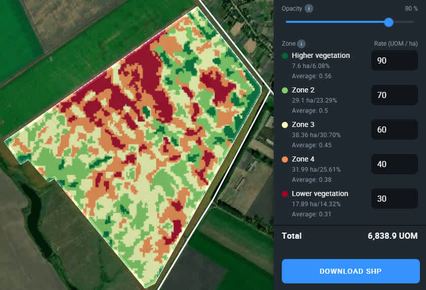GIS service in agriculture