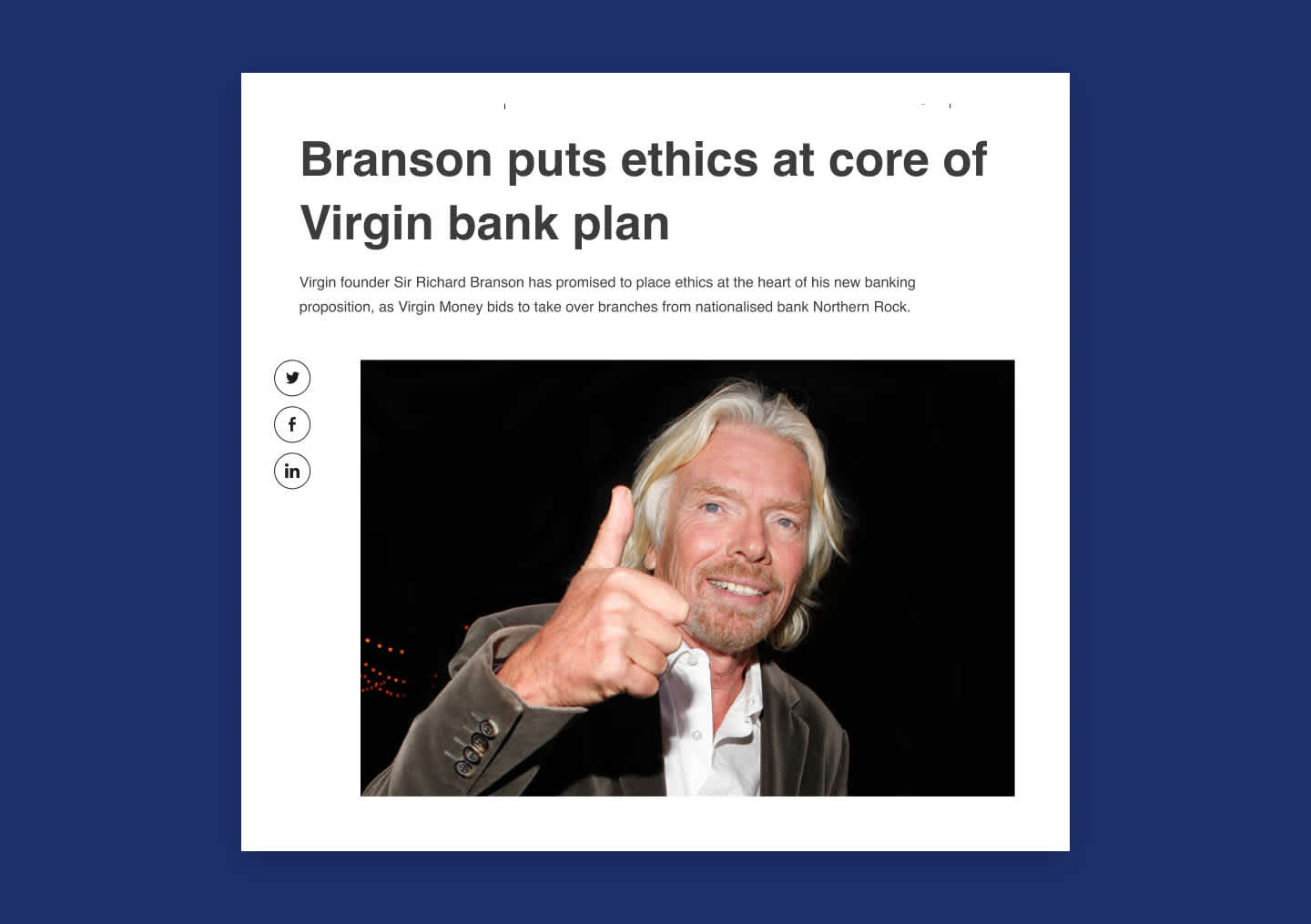 Personal brand helps promoting company’s brand