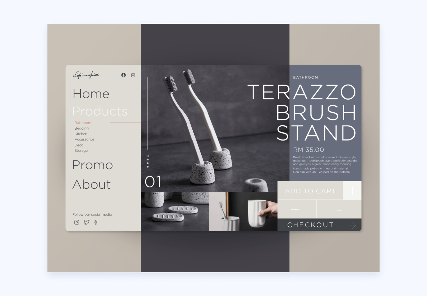 Broken grids in UI design, author: George Tang
