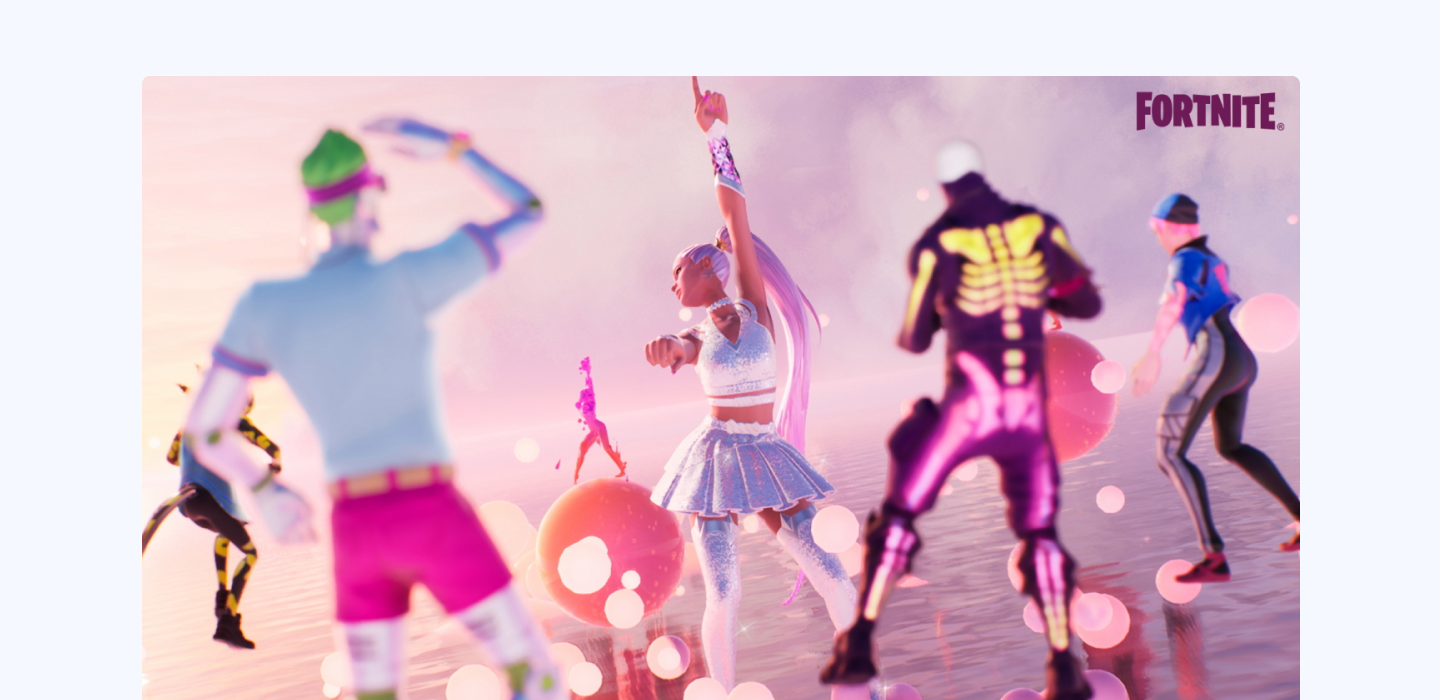 Arina Grande concert in Fortnite, image credits: Epic Games