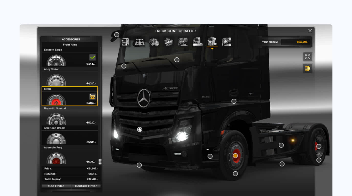 Mercedes uses simulation software to design a vehicle