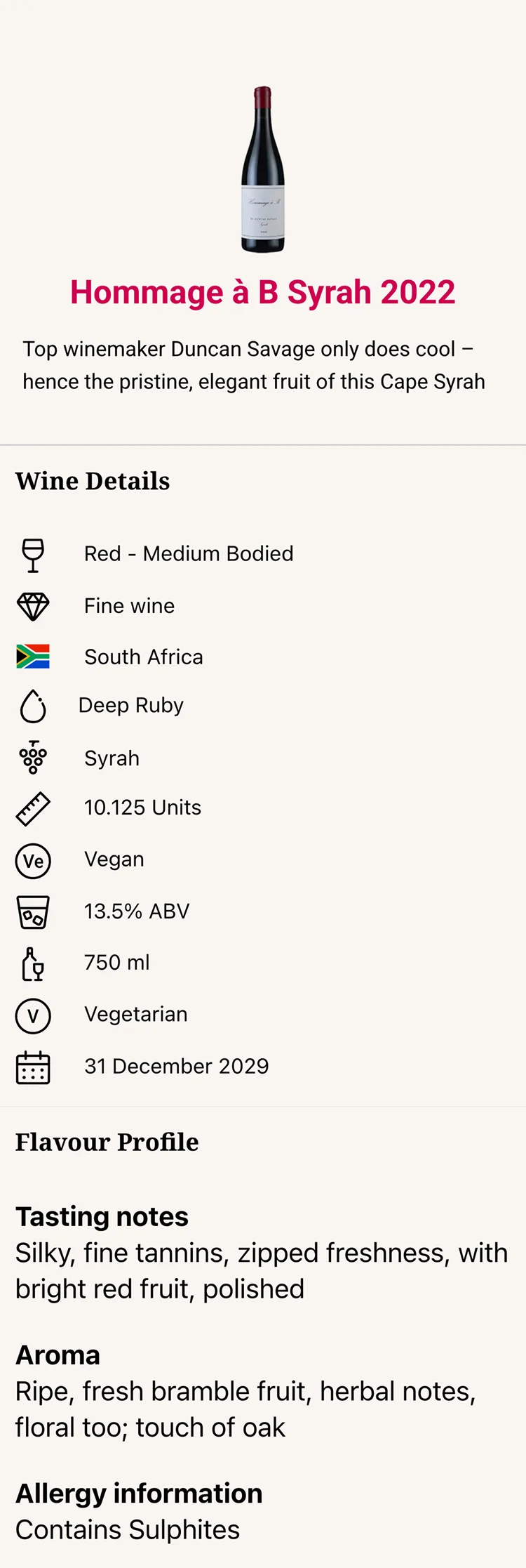 Vineyard Partners - Hommage - Beyond the label image