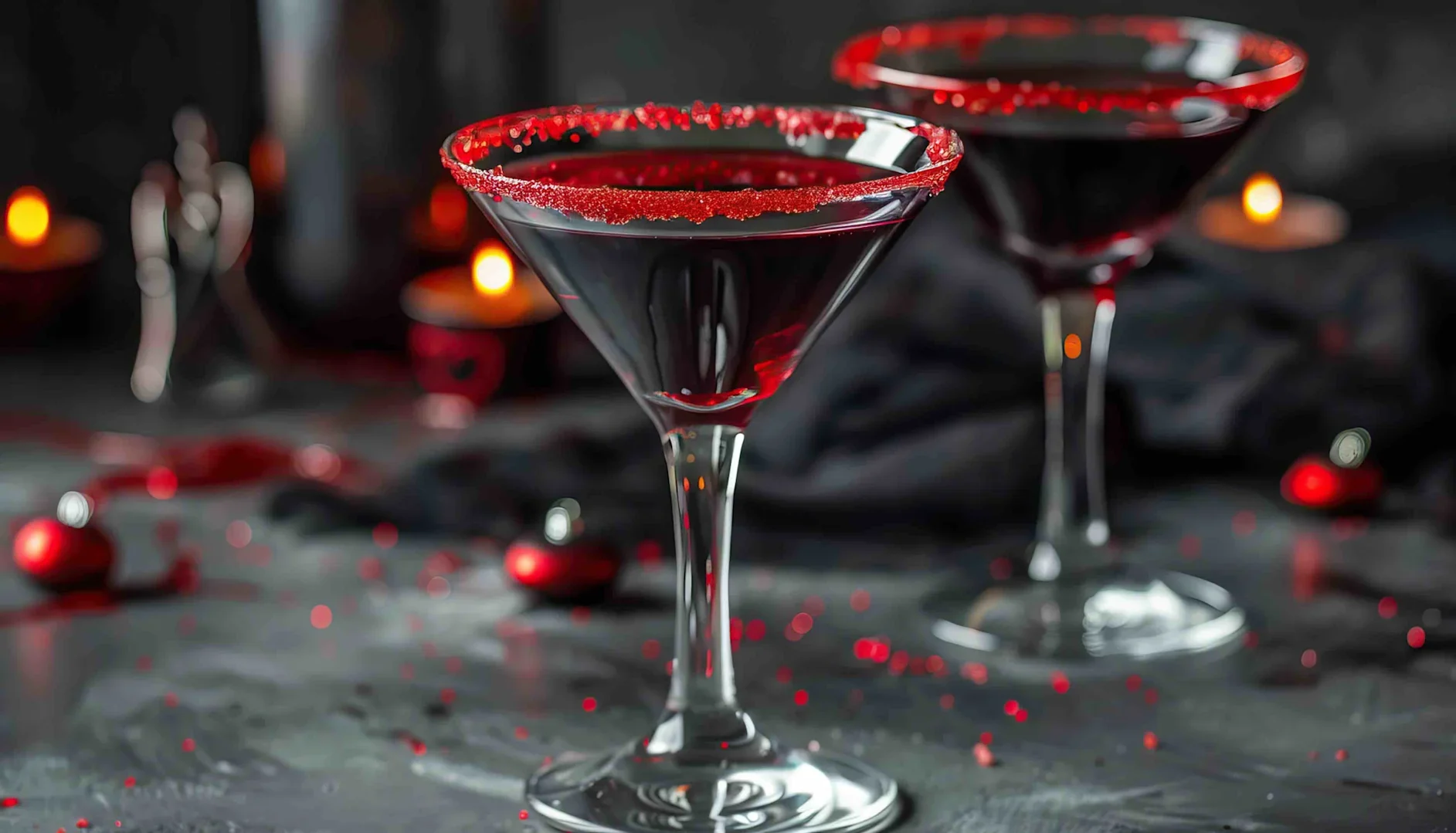 Vampire’s Kiss Sparkling Wine Cocktail