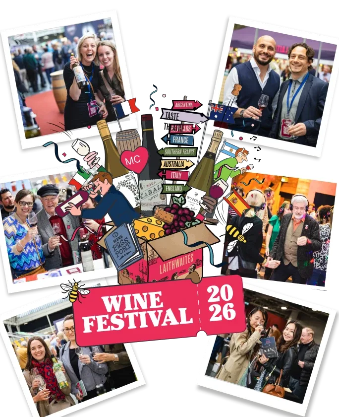 wine festival manchester mob banner