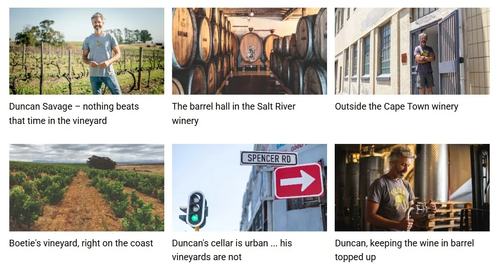 Winemaker profile: Duncan Savage - Image Gallery