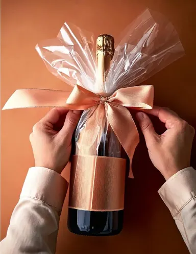 tissue paper and statement bow