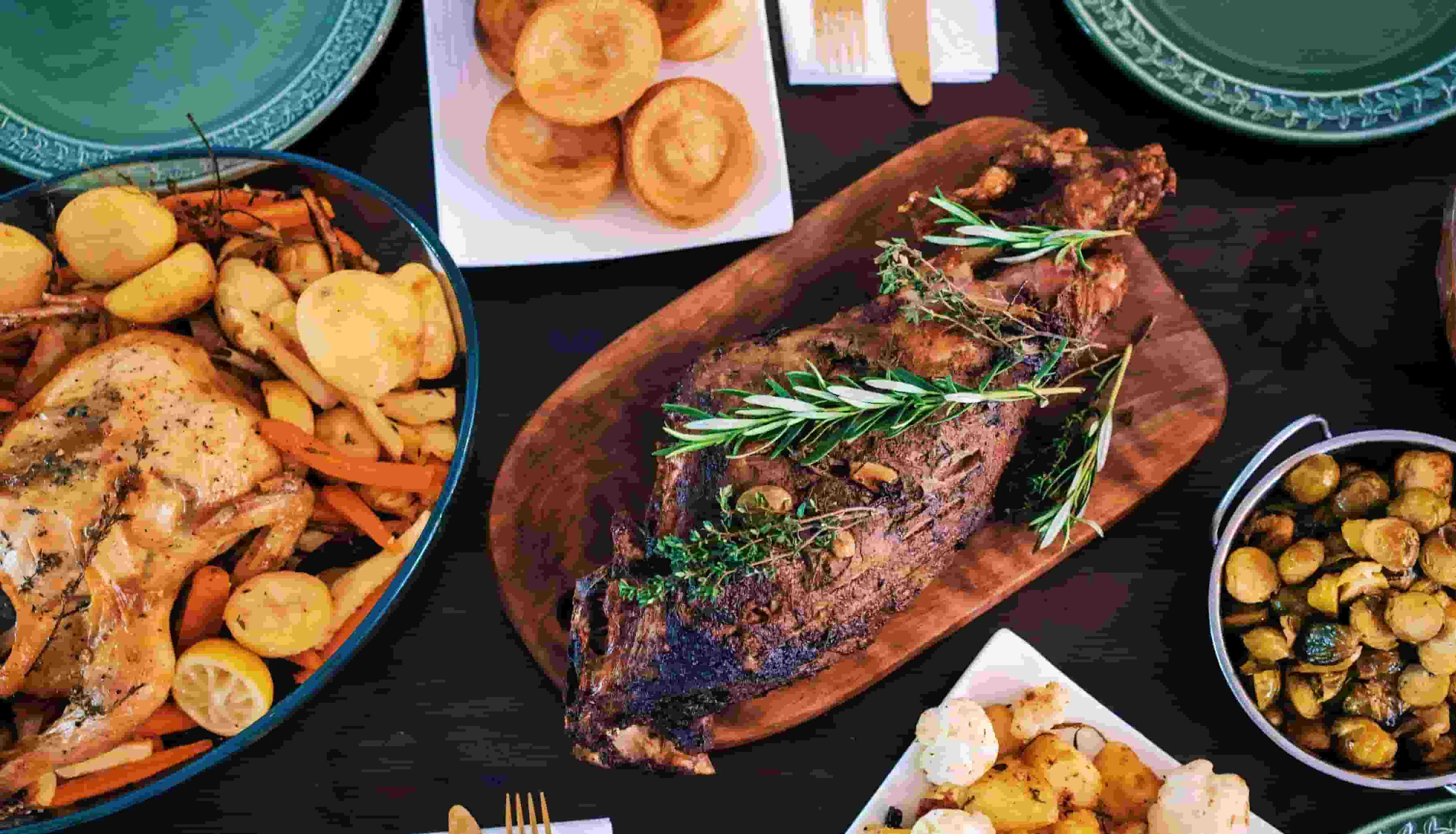 An Easter roast dinner