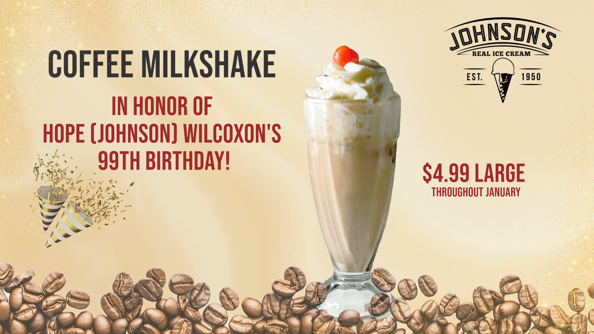 Celebrate Hope with a Coffee Milkshake