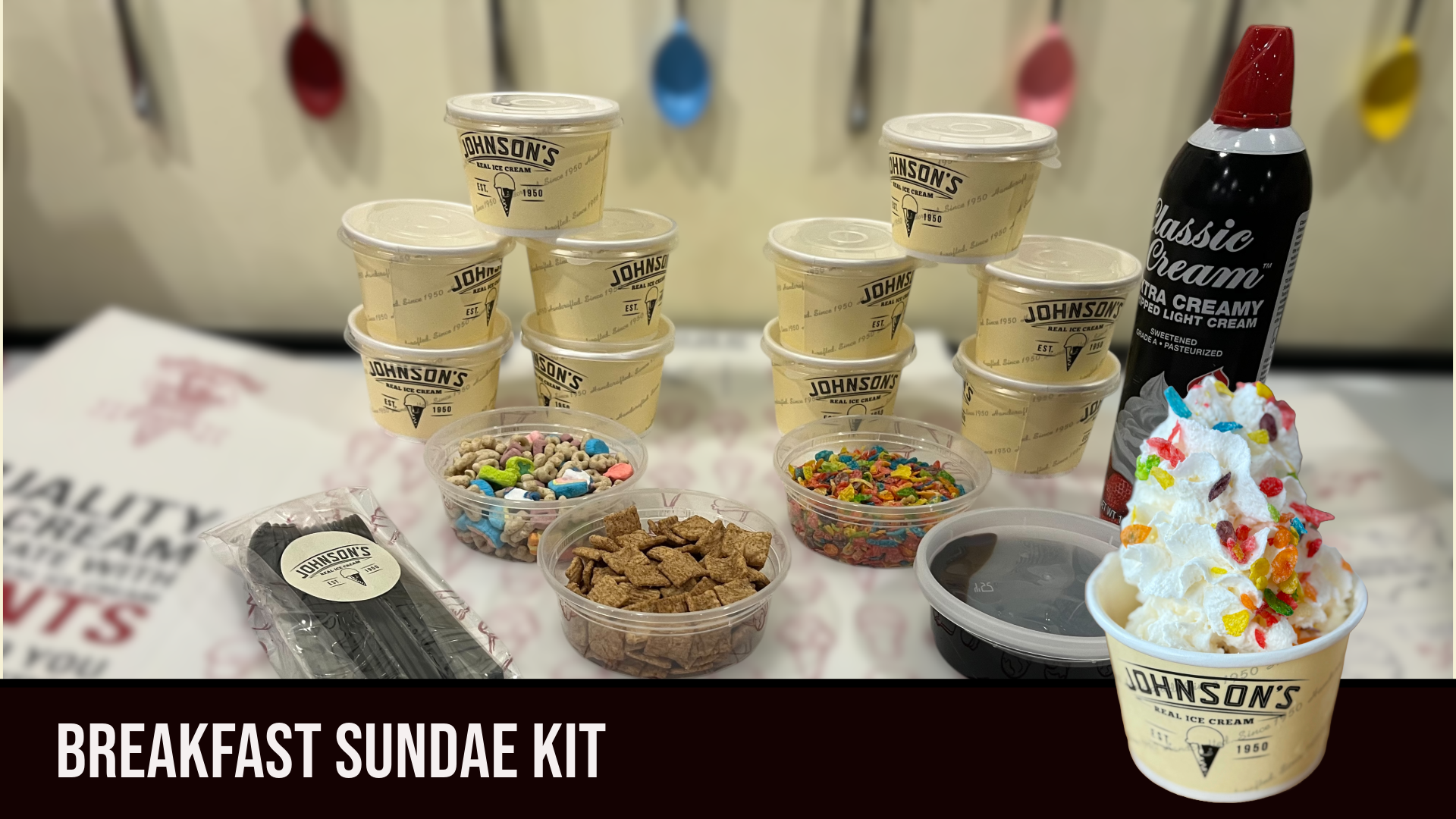 Ice Cream for Breakfast Sundae Kit