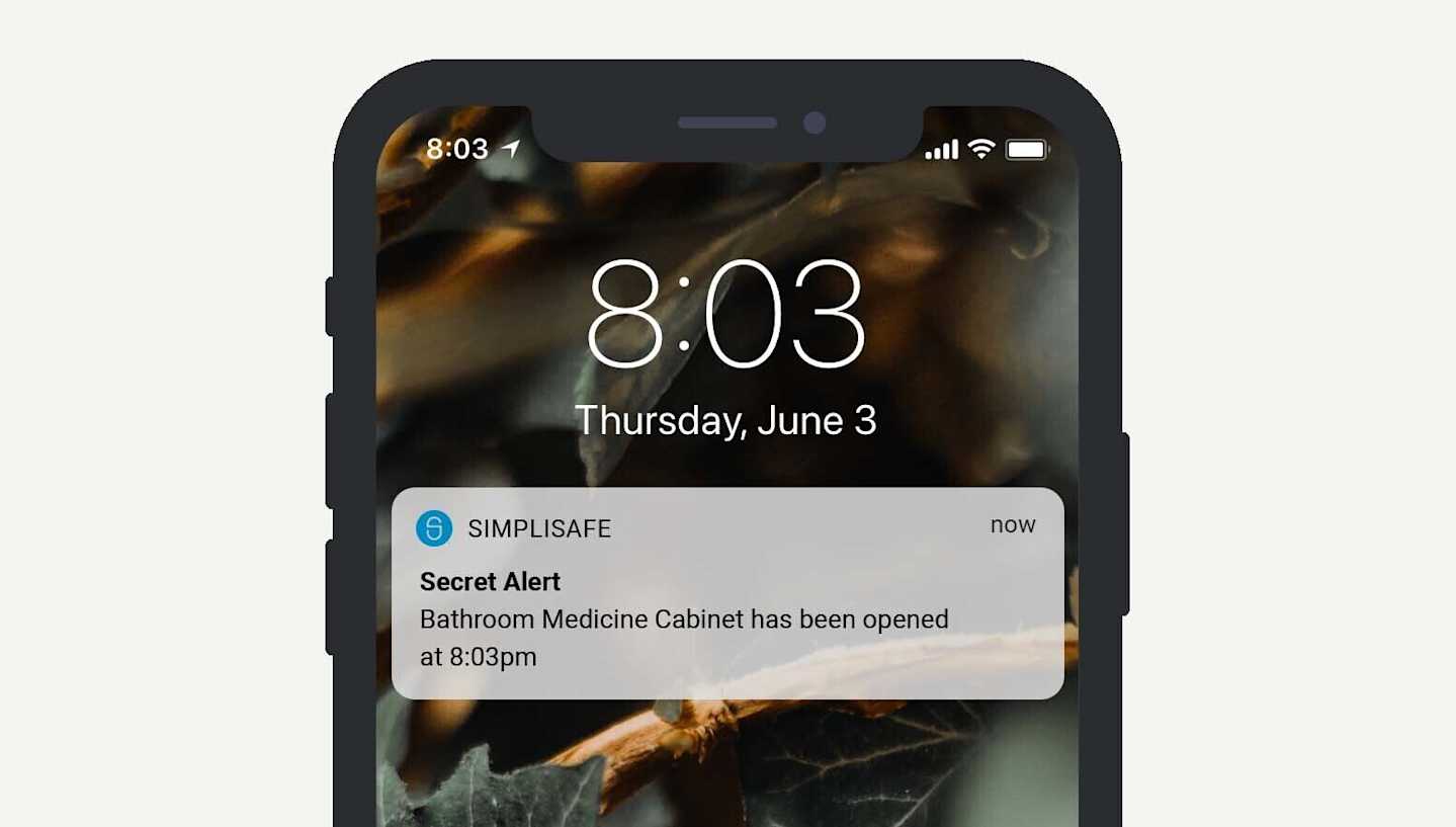 Keep nosy guests in check with Secret Alerts SimpliSafe