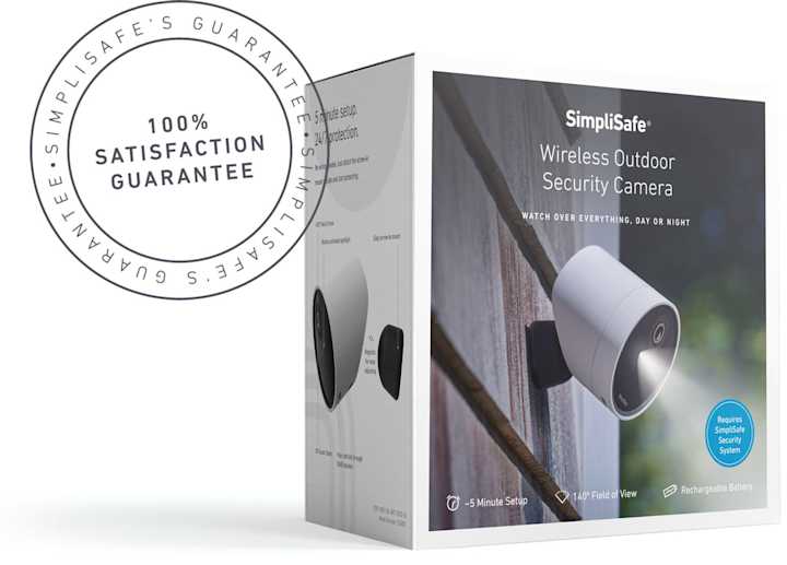 Wireless Outdoor Security Camera SimpliSafe Home Security