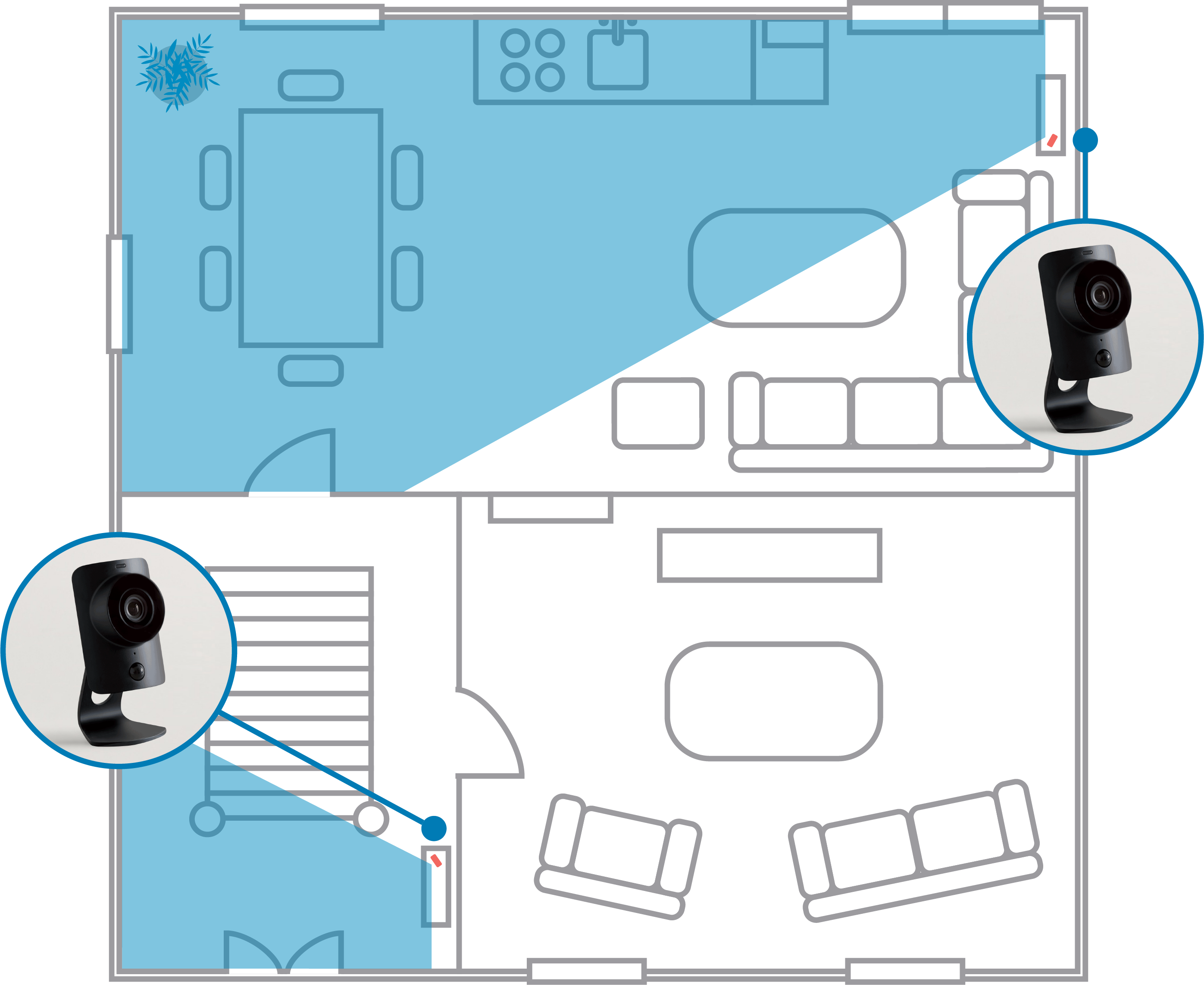 How SimpliSafe Home Security Works SimpliSafe   Desktop Floor Plan 