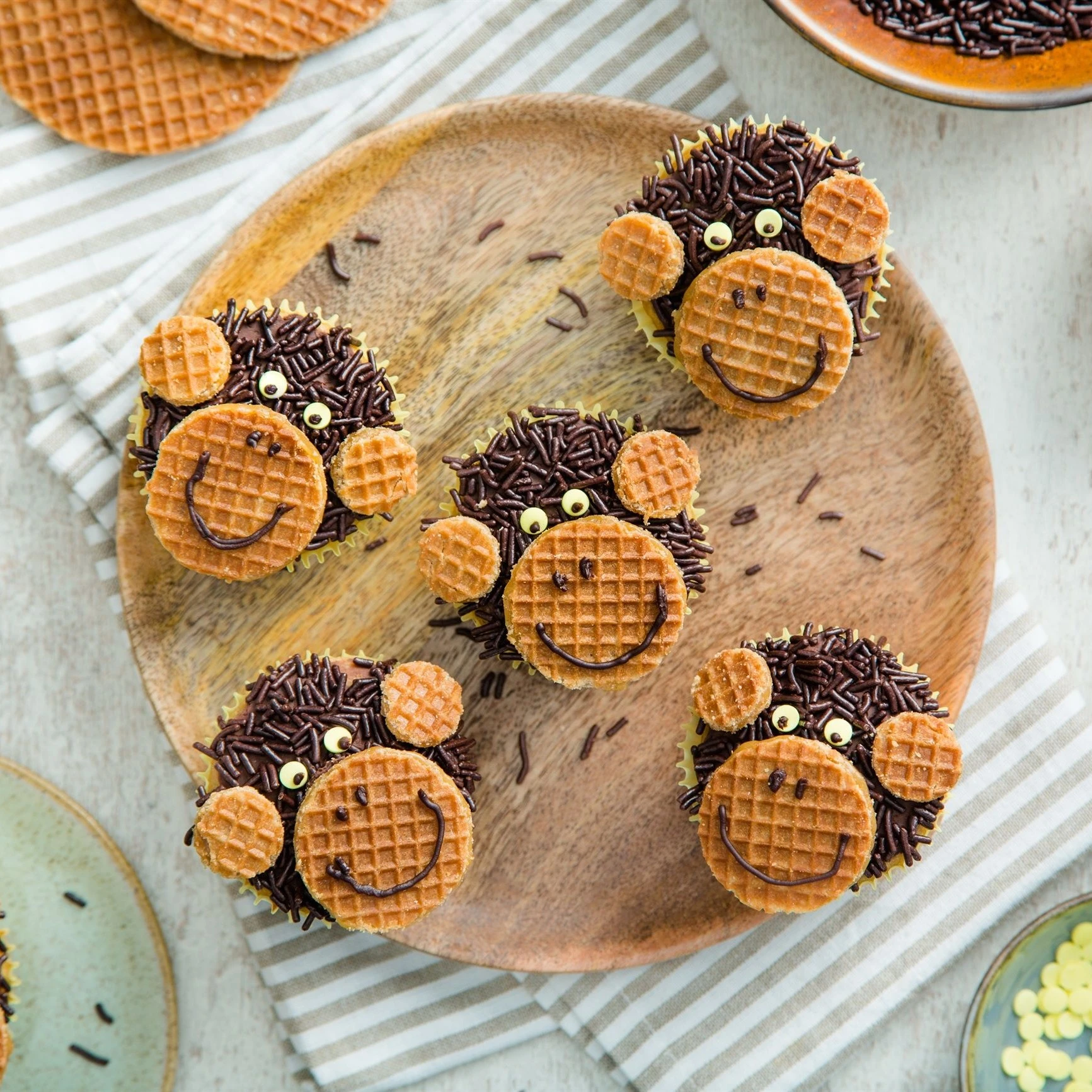 Recept: Bananenbrood aapjes - kindertraktatie - Bakken.nl
