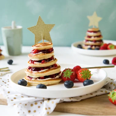 Recept: Pancake Kerstboompjes - Bakken.nl