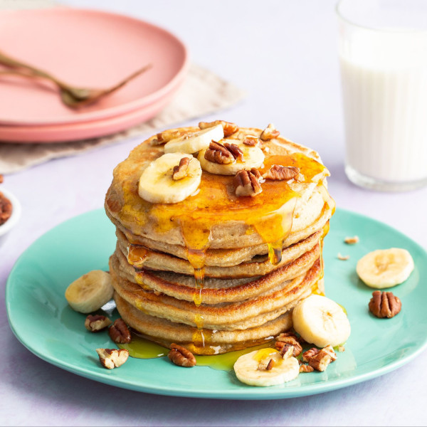 American pancakes banaan haver