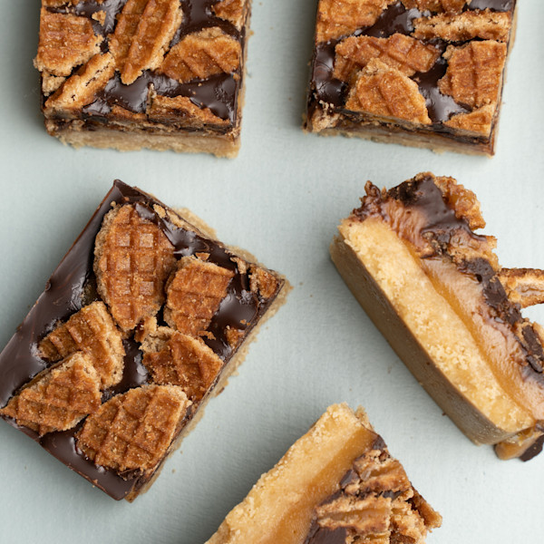 Stroopwafel shortbread