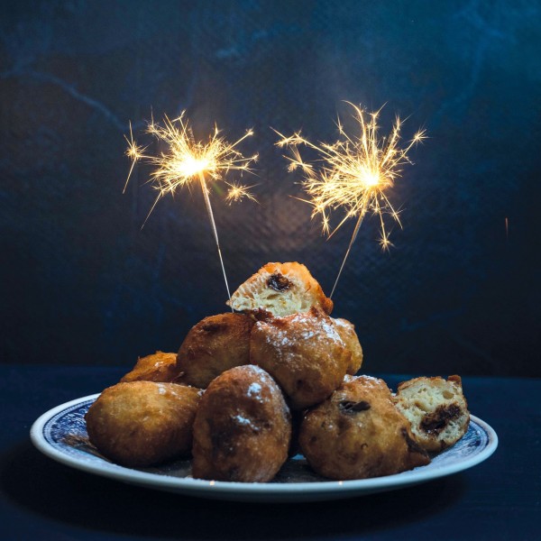 oliebollen met chili en chocolade