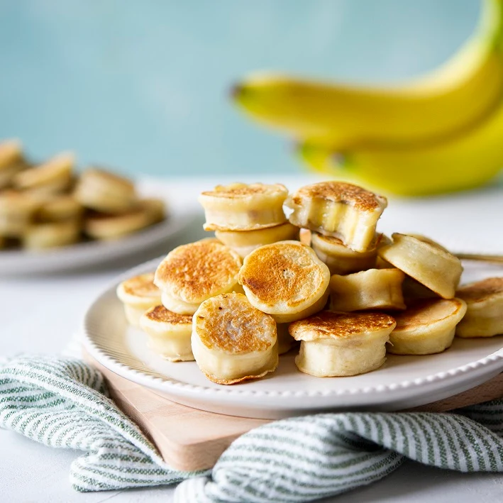 Recept: Mini bananen pannenkoeken - Bakken.nl