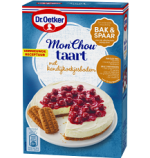 Dr. Oetker MonChoutaart met kandijkoekjesbodem