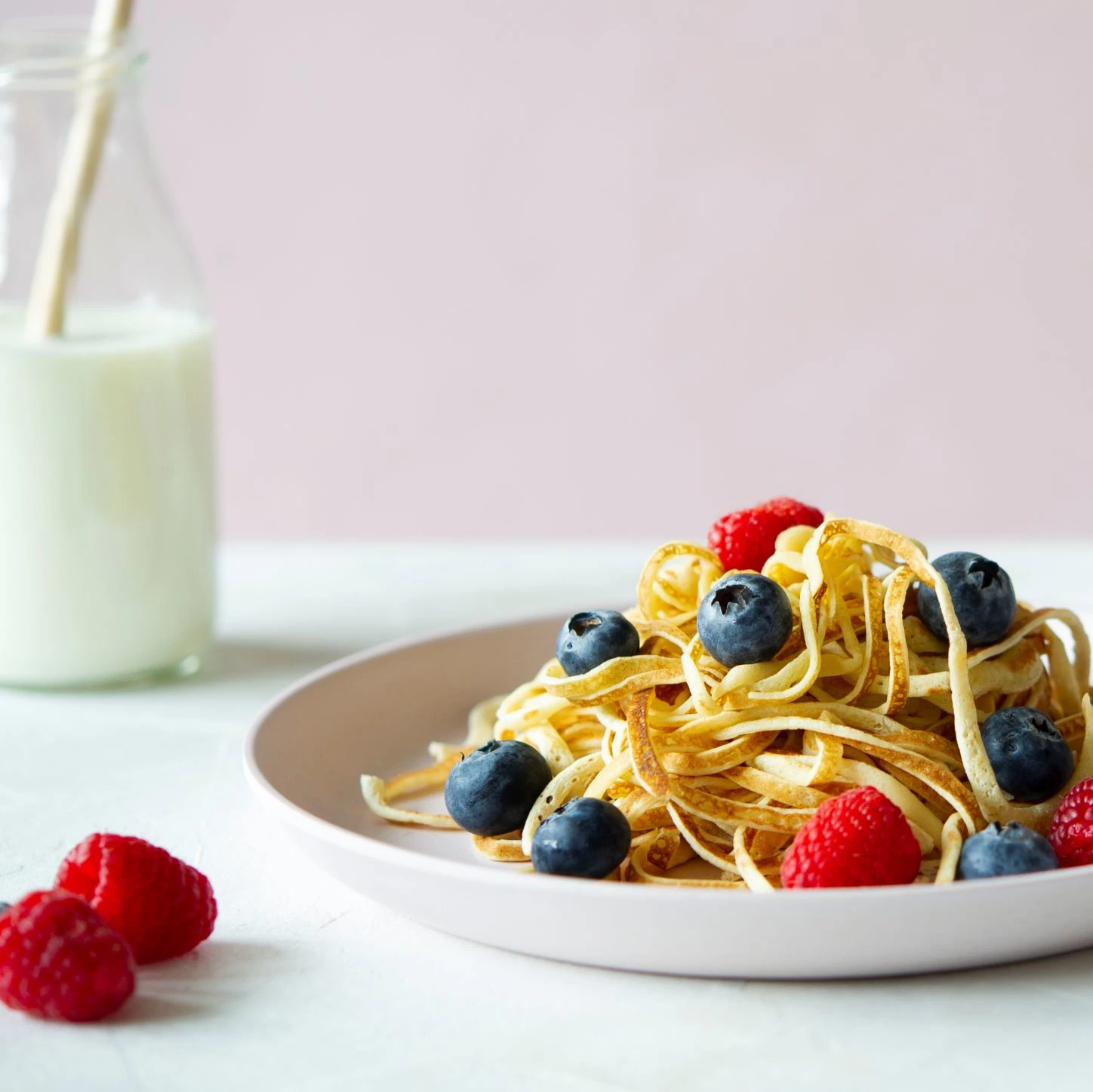 Recept: Pannenkoeken spaghetti - Bakken.nl