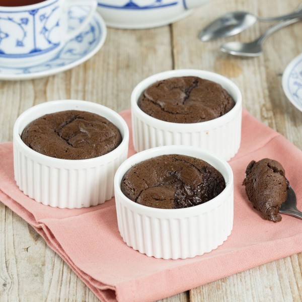 glutenvrije chocoladetaartjes gateau chaud