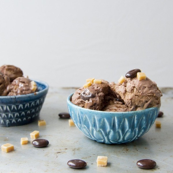 Chocolade-ijs - Mokka Karamel