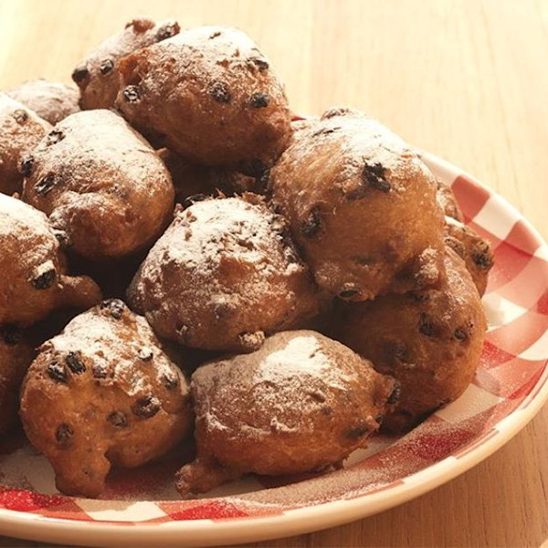 Oliebollen zonder melk