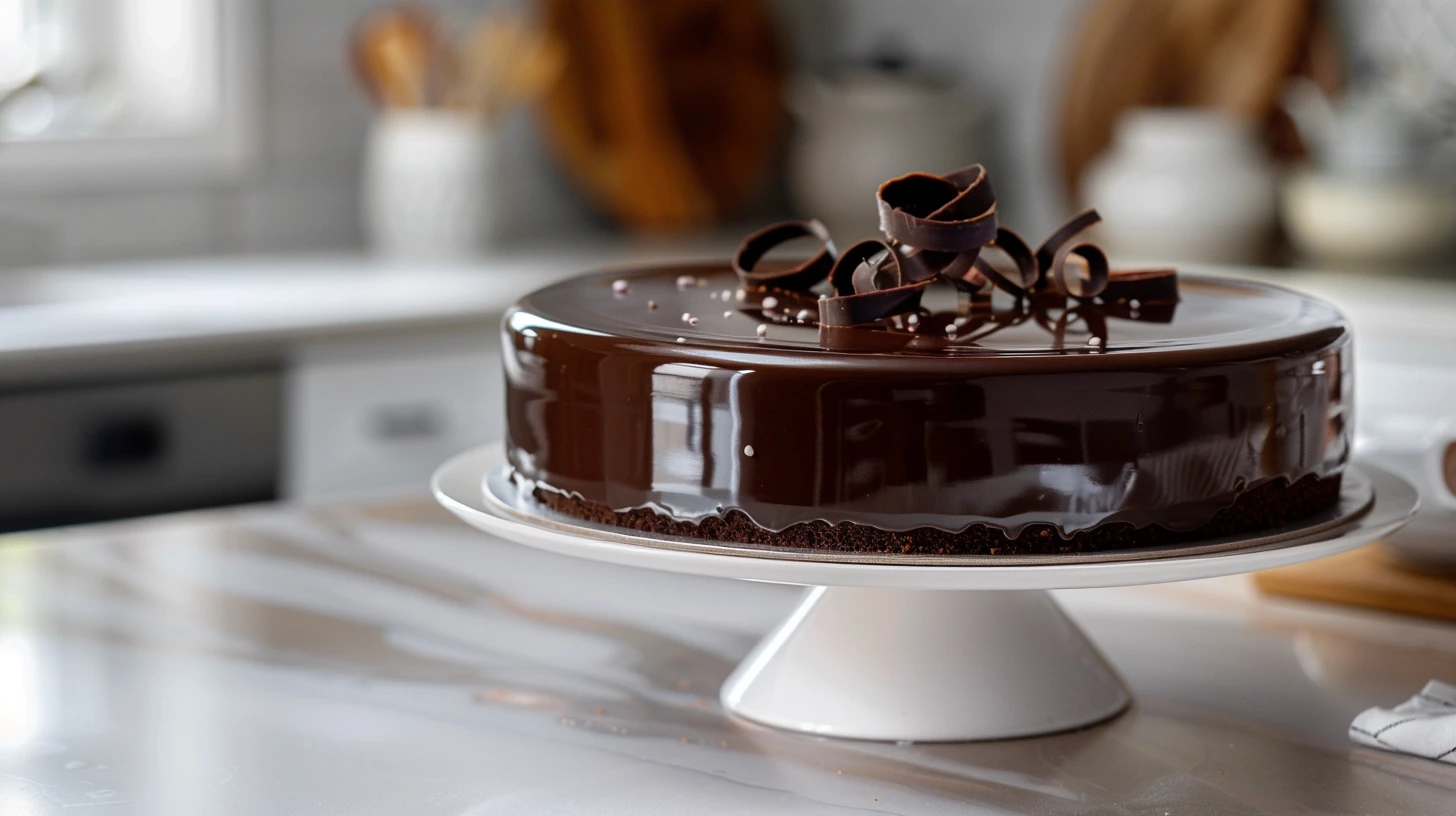 Spiegelglazuur: zo krijg je een strakke, glanzende taart