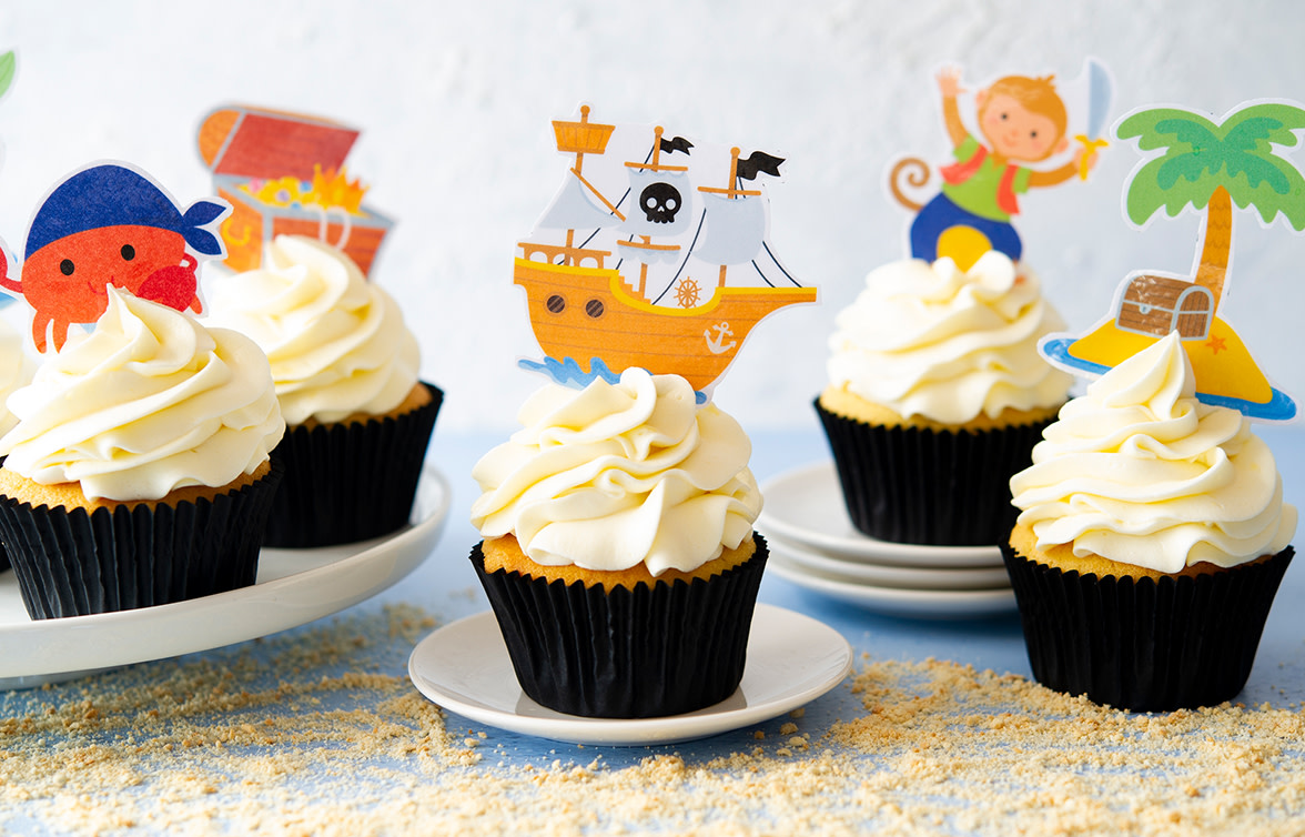 Piraten cupcakes