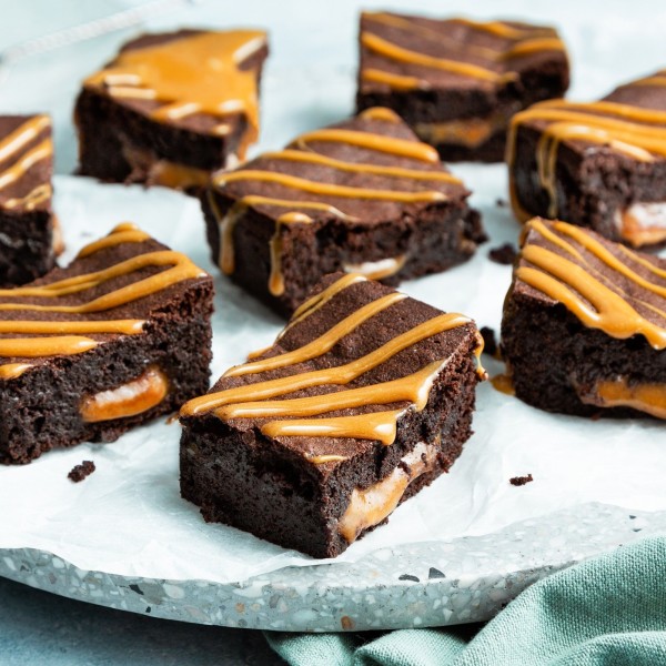 Fudge Brownies Salted Caramel