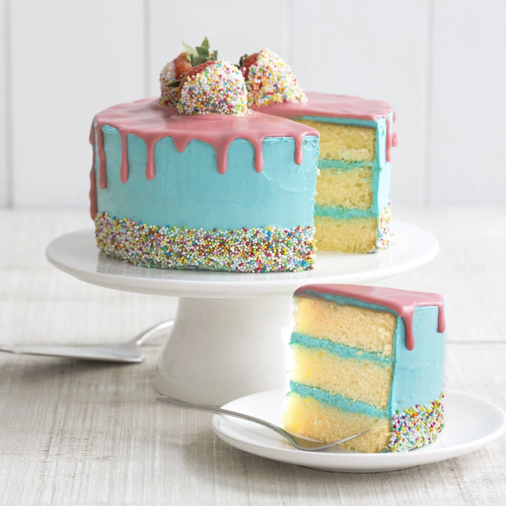 Springkell Cake Sprinkle Party Cake | Bakken.nl