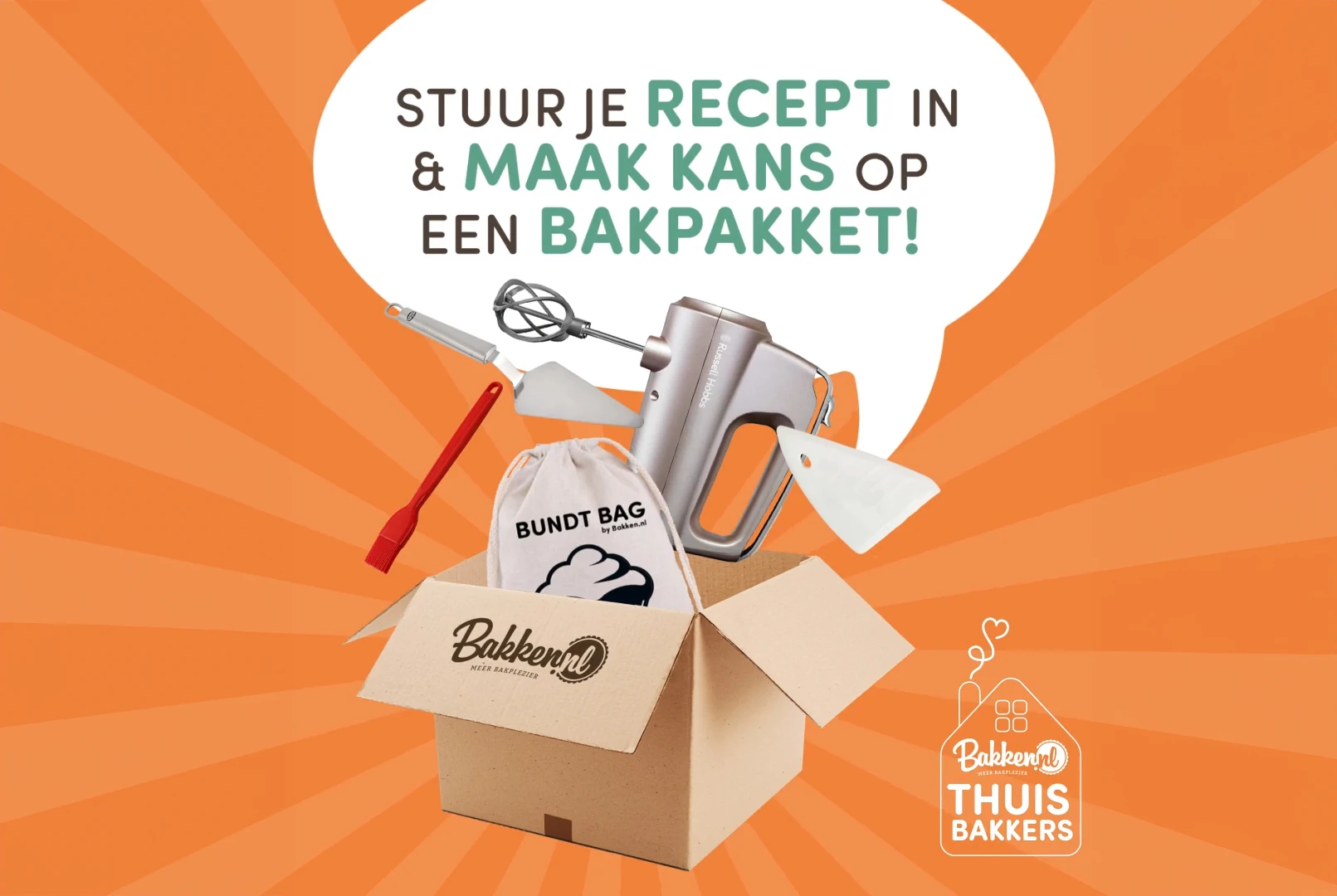 Stuur je recept in & maak kans op een bakpakket!