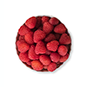 Rood fruit (bijv. aardbeien, rode bessen, framboos)
