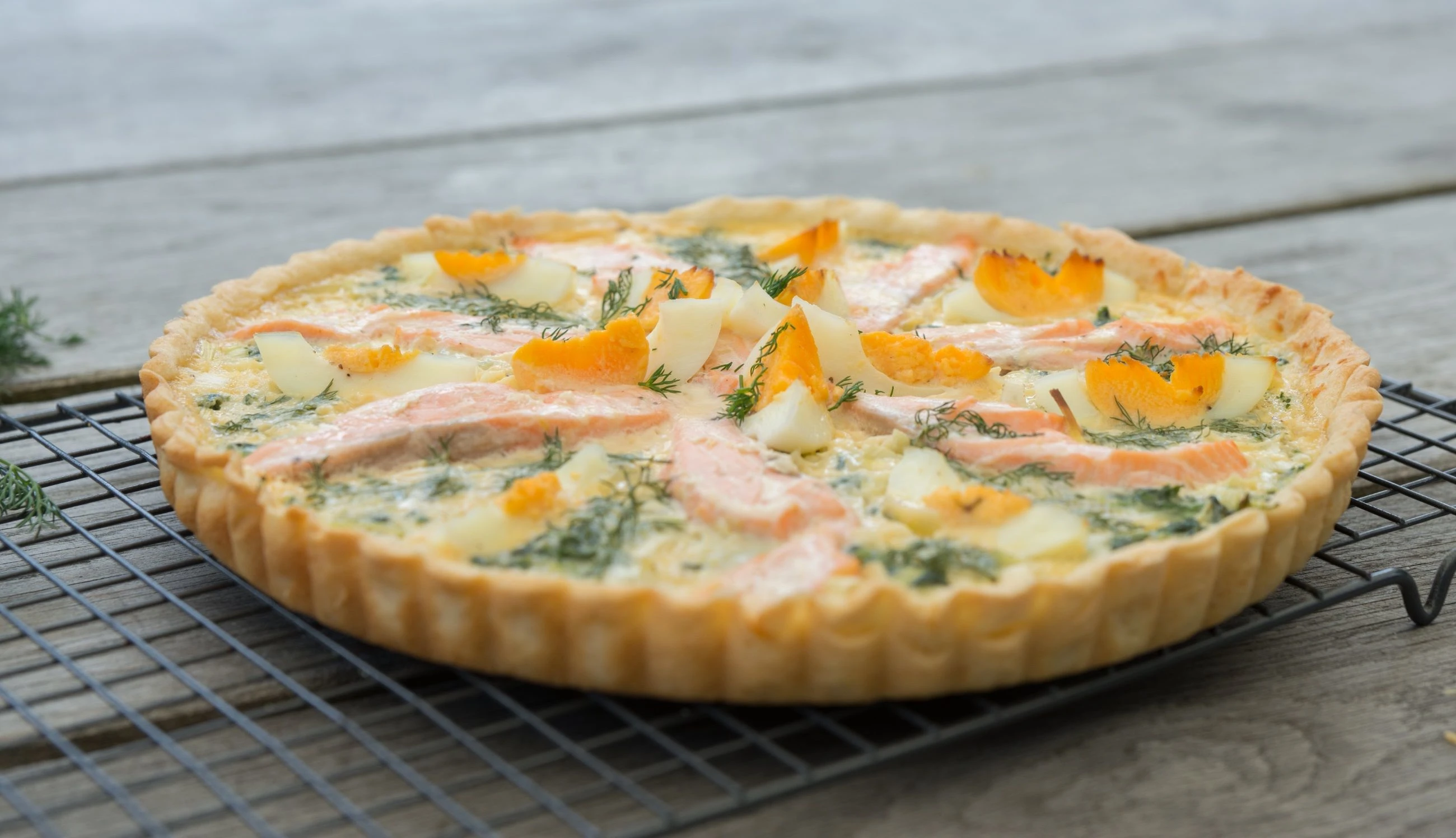 Recept: Quiche met spinazie en zalm - Bakken.nl