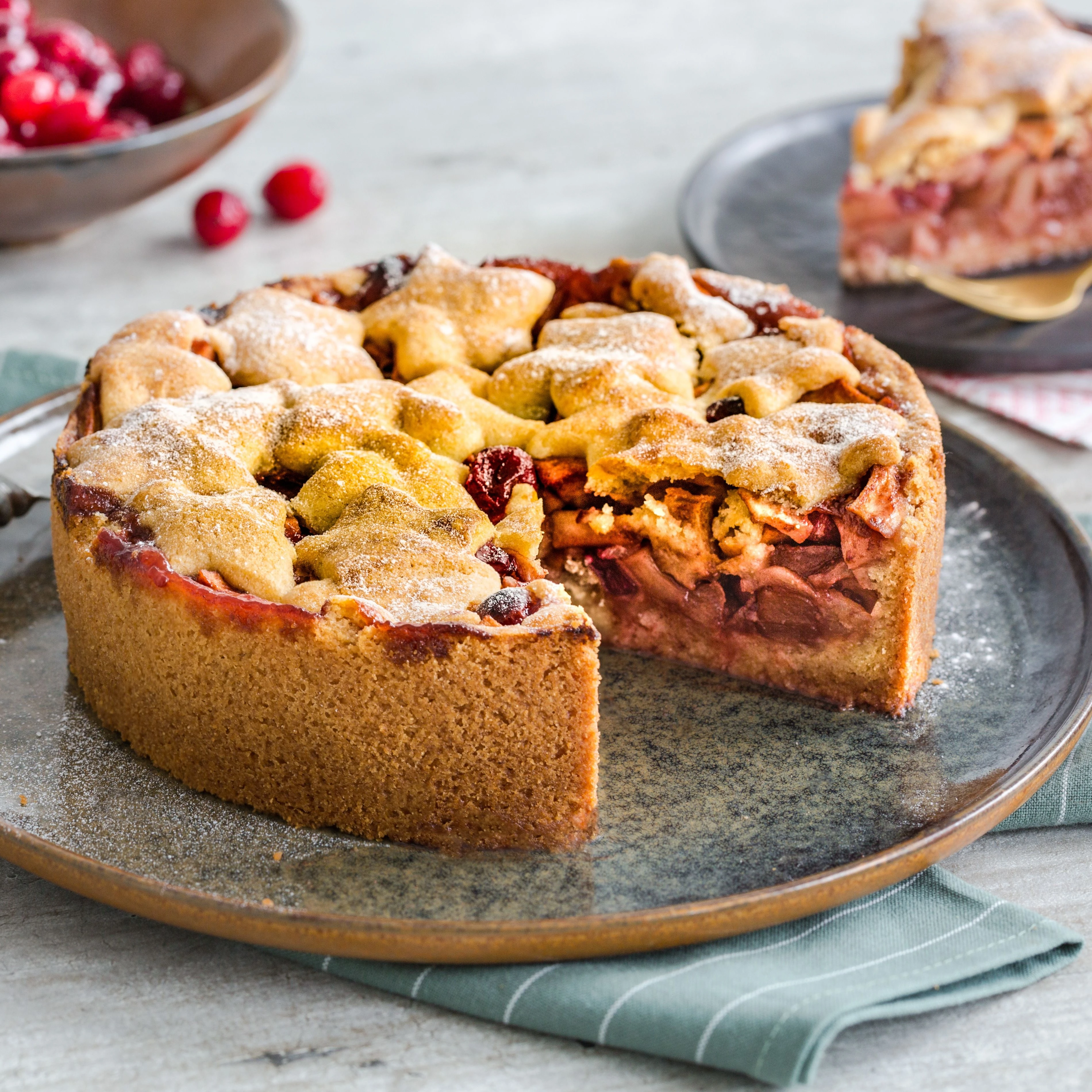 Recept: Winterse appeltaart met sterren - Bakken.nl