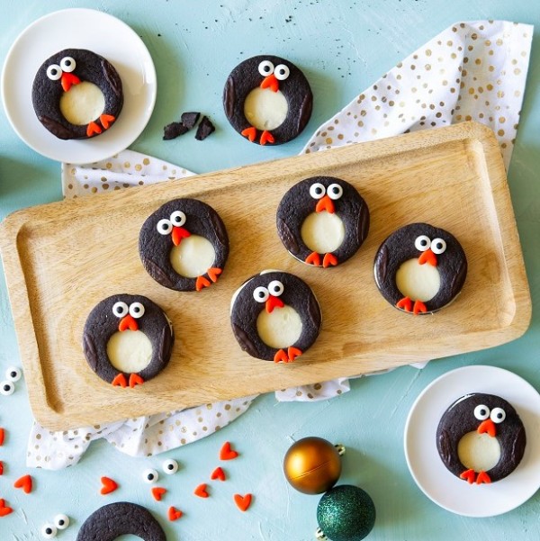 Cookies and cream pinguin koekjes