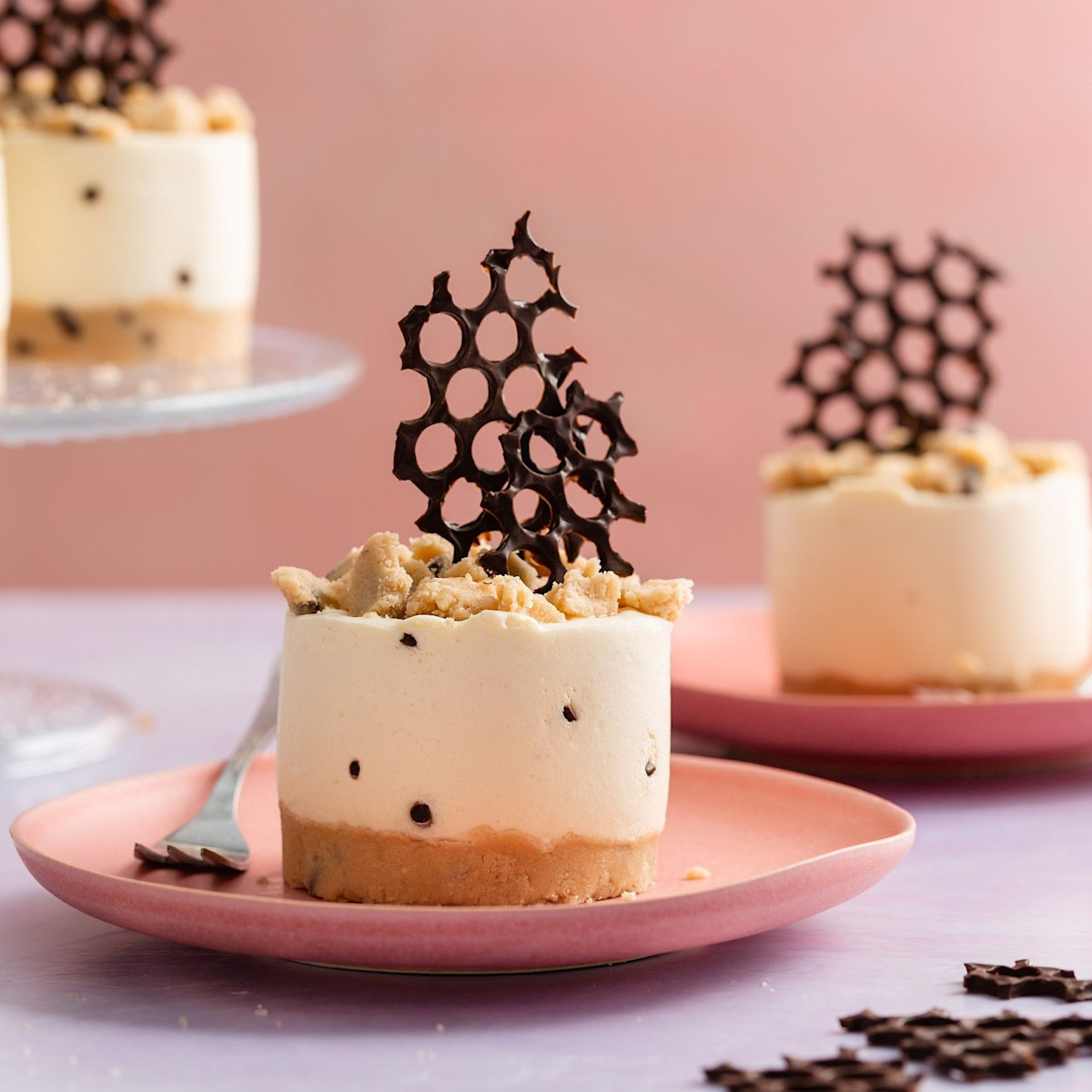 Mini monchoutaartjes met cookie dough