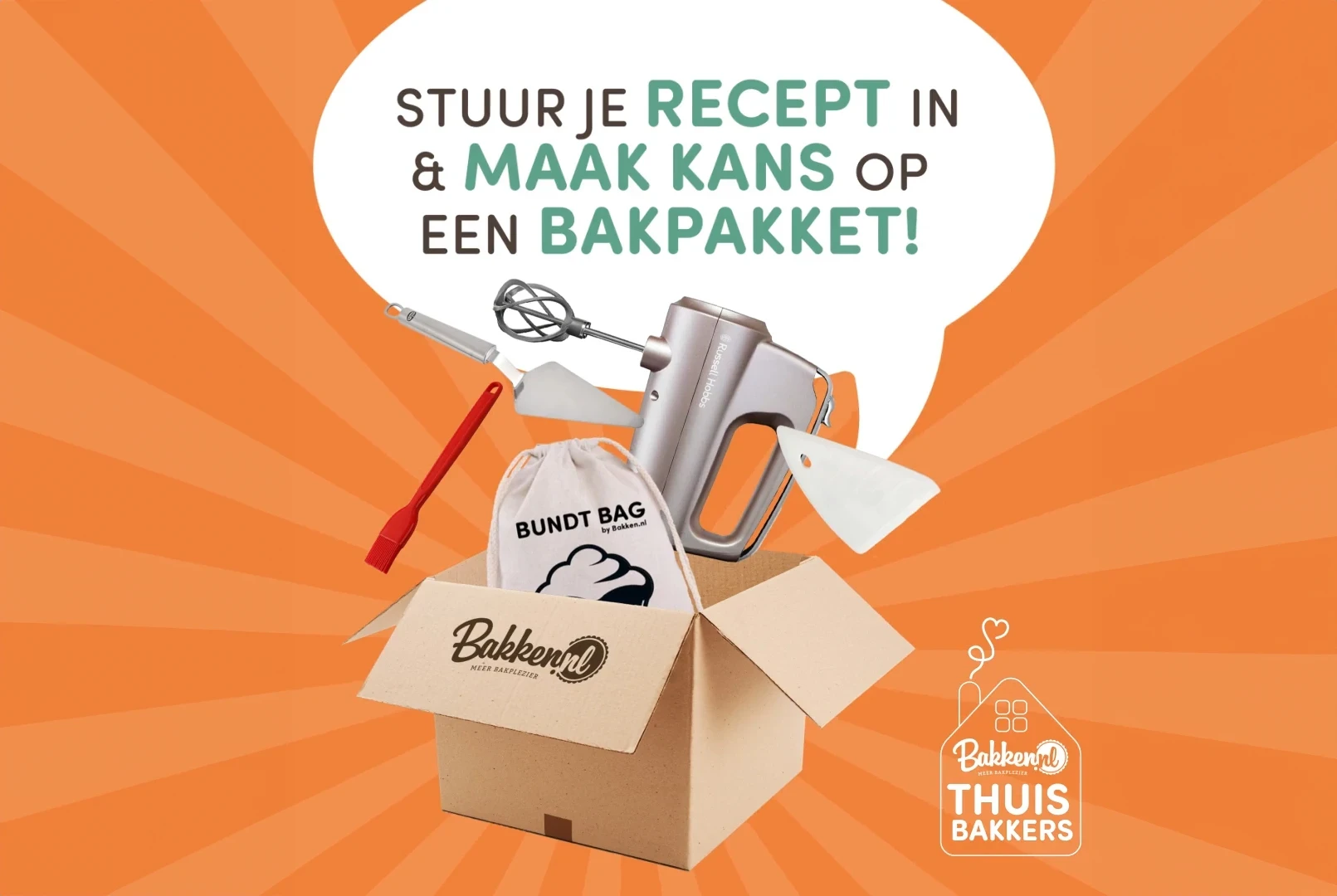 Stuur je recept in & maak kans op een bakpakket!
