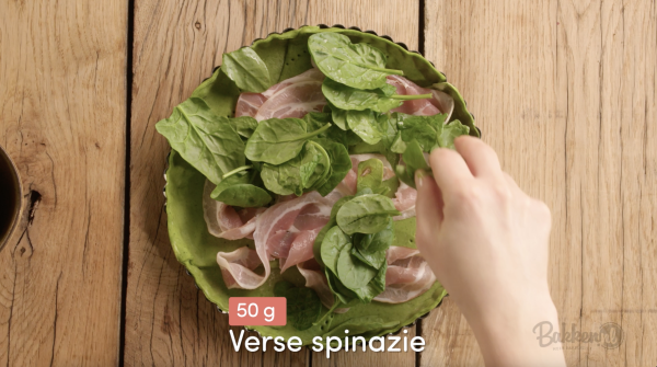 spek en spinazie