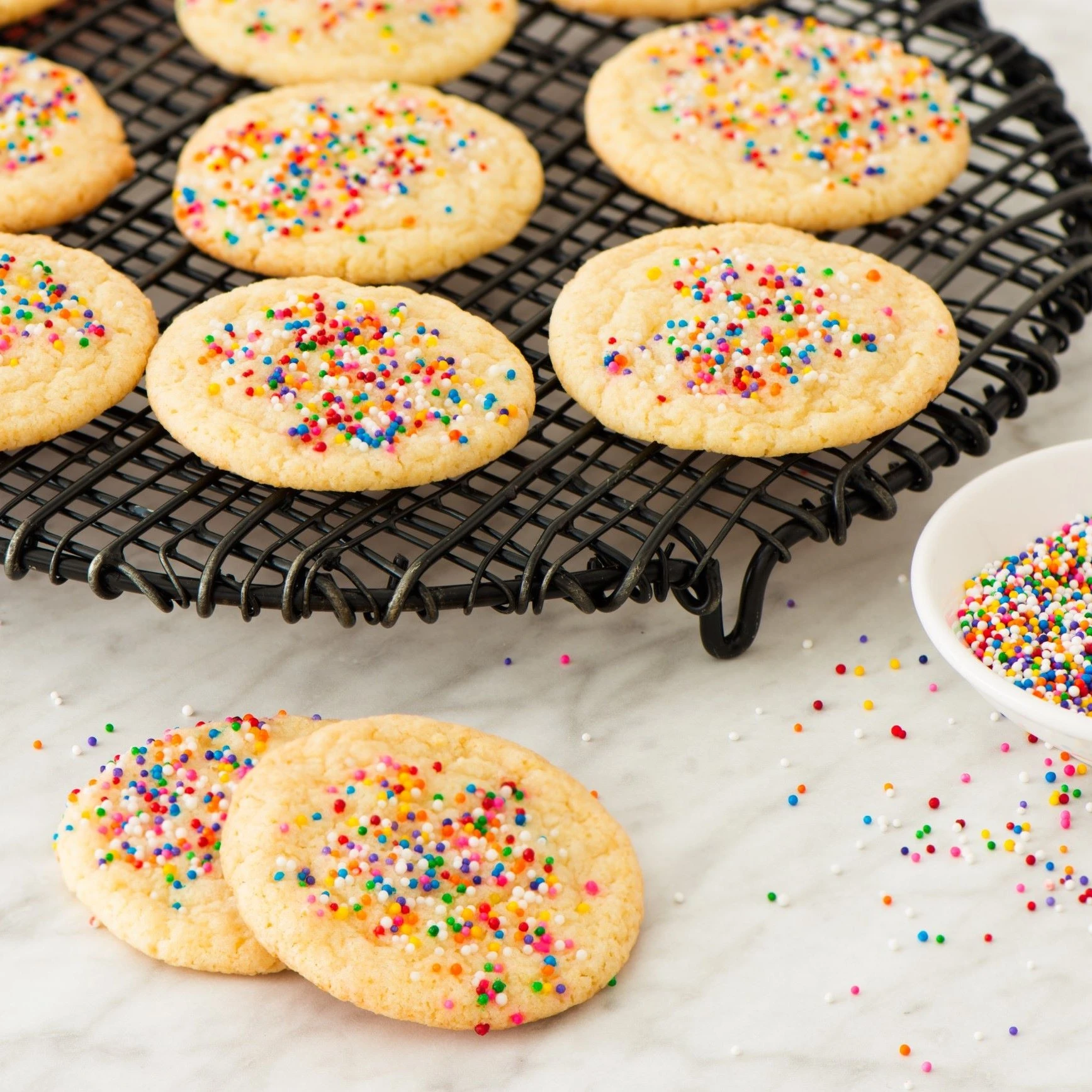 Recept: Zandkoekjes met disco dip - Bakken.nl