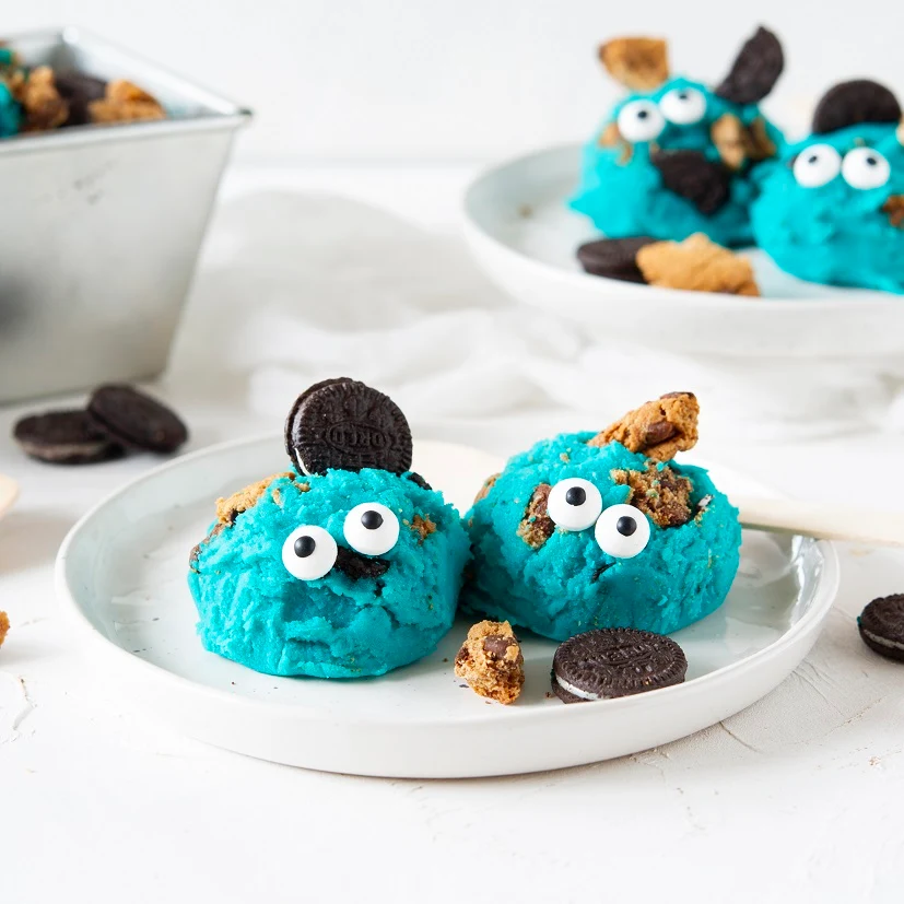 Recept: Cookie monster ijs - Bakken.nl