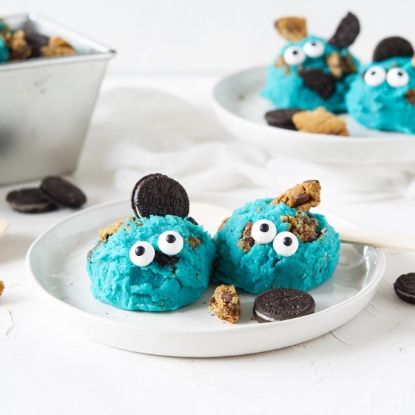 Cookie monster ijs maken