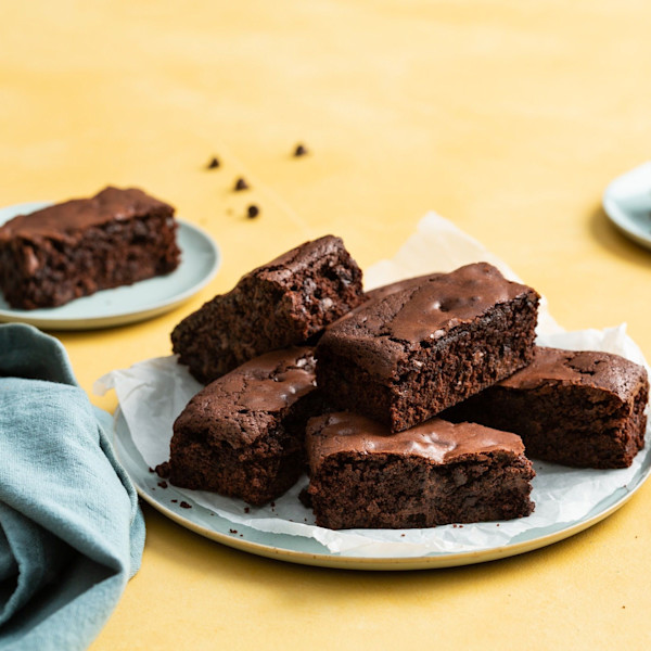 Double chocolate brownies