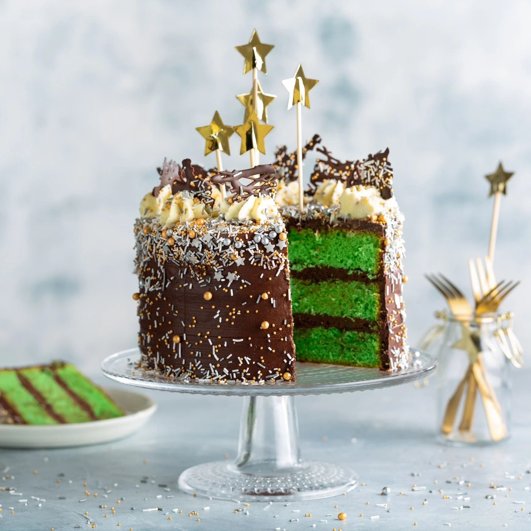 Recept: Glitter 'n glamour chocoladetaart - Bakken.nl
