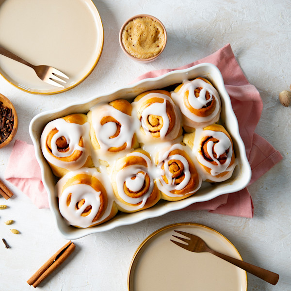 Bakken.nl - Recept - Kaneelbroodjes - Pumpkin Spices - 20x20 - 7