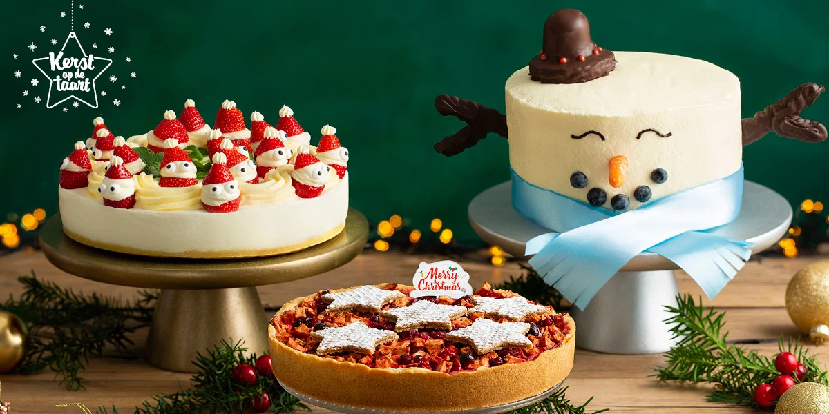 Maak zelf kerst op de taart! 